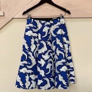 Women’s Azul Scuba Midi Skirt Size 8